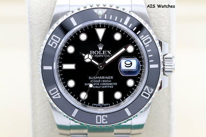 Rolex 116610LN Submariner Date 40MM Black Ceramic Bezel 2018 Box & Papers