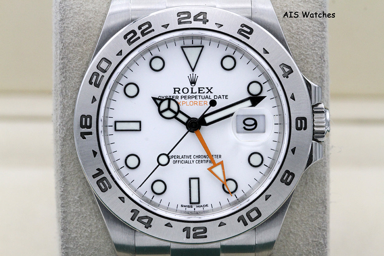 Rolex Explorer II 216570 Polar White Dial 42MM 2020 Box & Papers