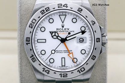 Rolex Explorer II 216570 Polar White Dial 42MM 2020 Box & Papers
