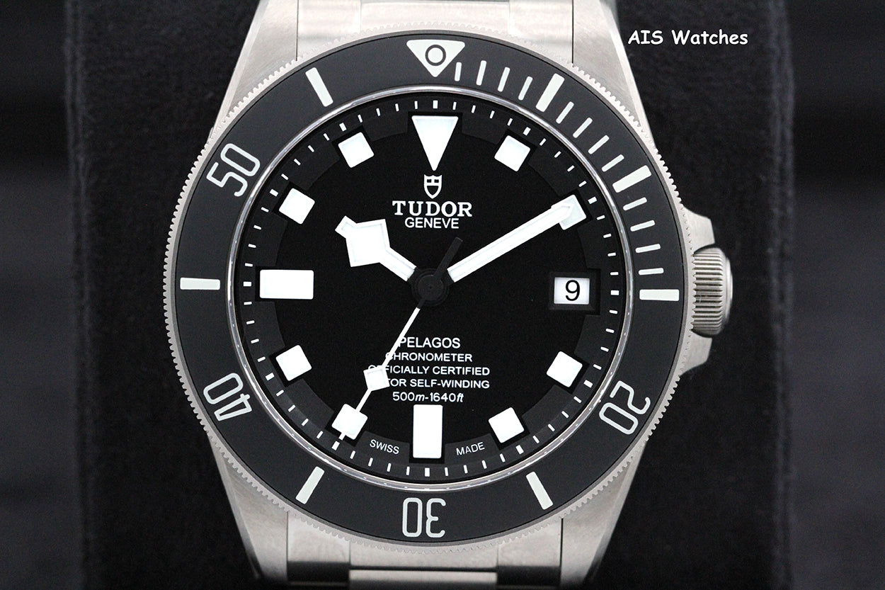 BNIB/NOS Tudor Pelagos 25600TN Black Dial Titanium 2023 Box & Papers