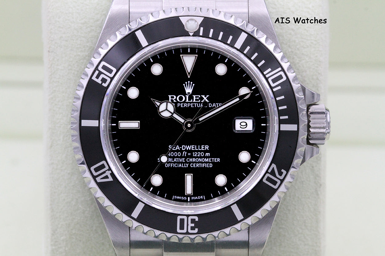 Rolex Sea Dweller 16600 SD Z Serial 40MM No Hole Case / SEL B&P