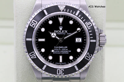 Rolex Sea Dweller 16600 SD Z Serial 40MM No Hole Case / SEL B&P