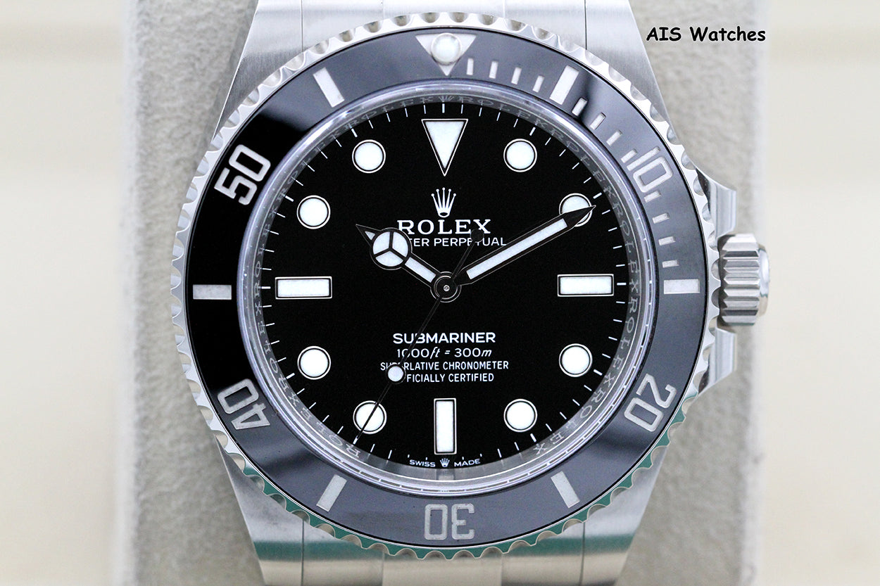Rolex Submariner Ceramic No Date 124060 41MM 2022 Box & Papers