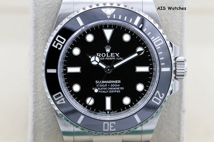 Rolex Submariner Ceramic No Date 124060 41MM 2022 Box & Papers
