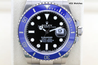 Rolex Submariner Ceramic 126619LB 18K White Gold Blue Bezel 2022 B&P