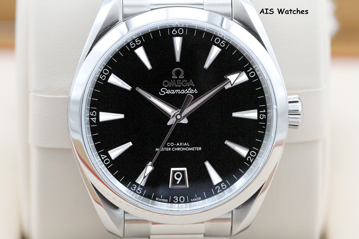Omega Seamaster Aqua Terra 150M 220.10.41.21.01.002 41MM Black Dial SS B&P