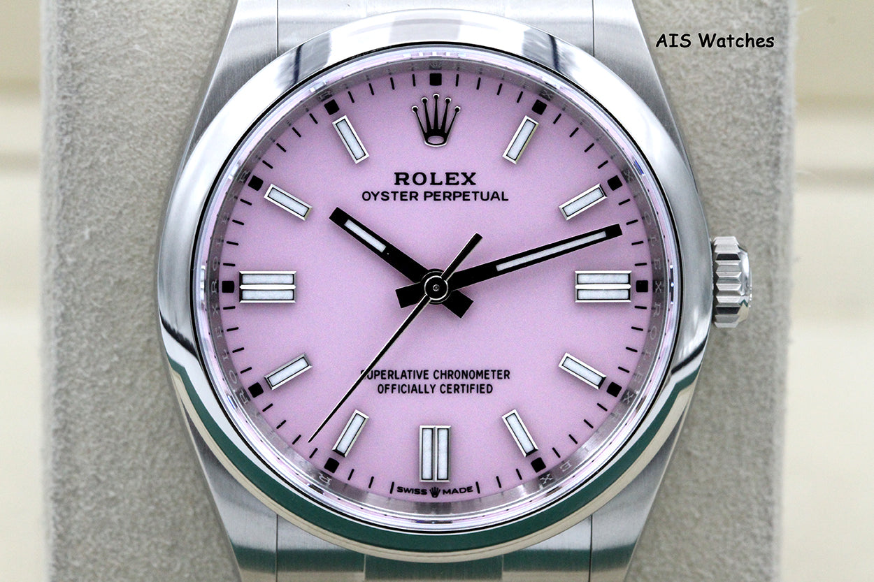 LNIB Rolex 126000 Oyster Perpetual 36MM Candy Pink Dial 2025 Box & Papers