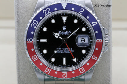 Rolex GMT Master II 16710 T Serial Pepsi Insert Box & Paper
