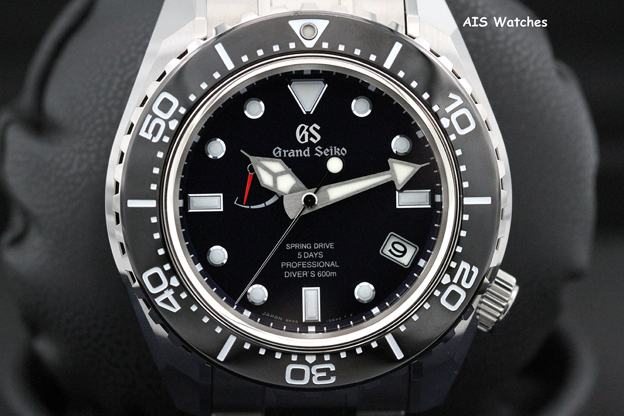 Grand Seiko SLGA001 60th Anniversary 600M Diver DARK Blue Dial B&P