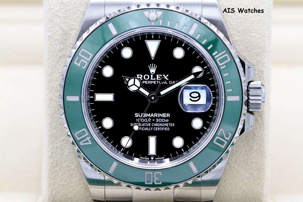 Rolex Submariner Date Ceramic Green Bezel 126610LV 41MM 2020 Box & Paper