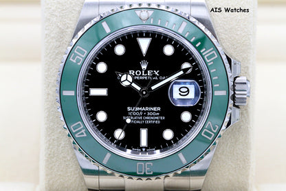 Rolex Submariner Date Ceramic Green Bezel 126610LV 41MM 2020 Box & Paper