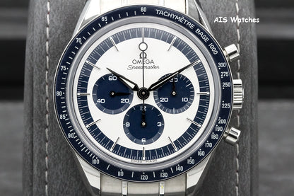 Omega Speedmaster CK2998 Blue SS Bracelet / Leather 311.33.40.30.02.001 Box&Papers