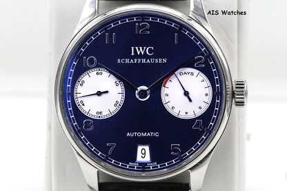 IWC Schaffhausen Portuguese 42.3MM Automatic 7 Day Laureus Edition IW500112 B&P