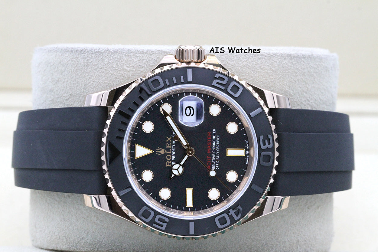 Rolex Yachtmaster 126655 Everose Gold 40MM OysterFlex Strap 2020 Box & Paper