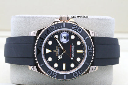 Rolex Yachtmaster 126655 Everose Gold 40MM OysterFlex Strap 2020 Box & Paper