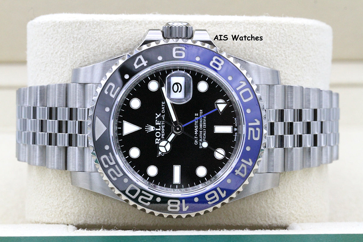 Rolex GMT Master II 126710BLNR Jubilee Batgirl / Batman 2019 Box & Papers