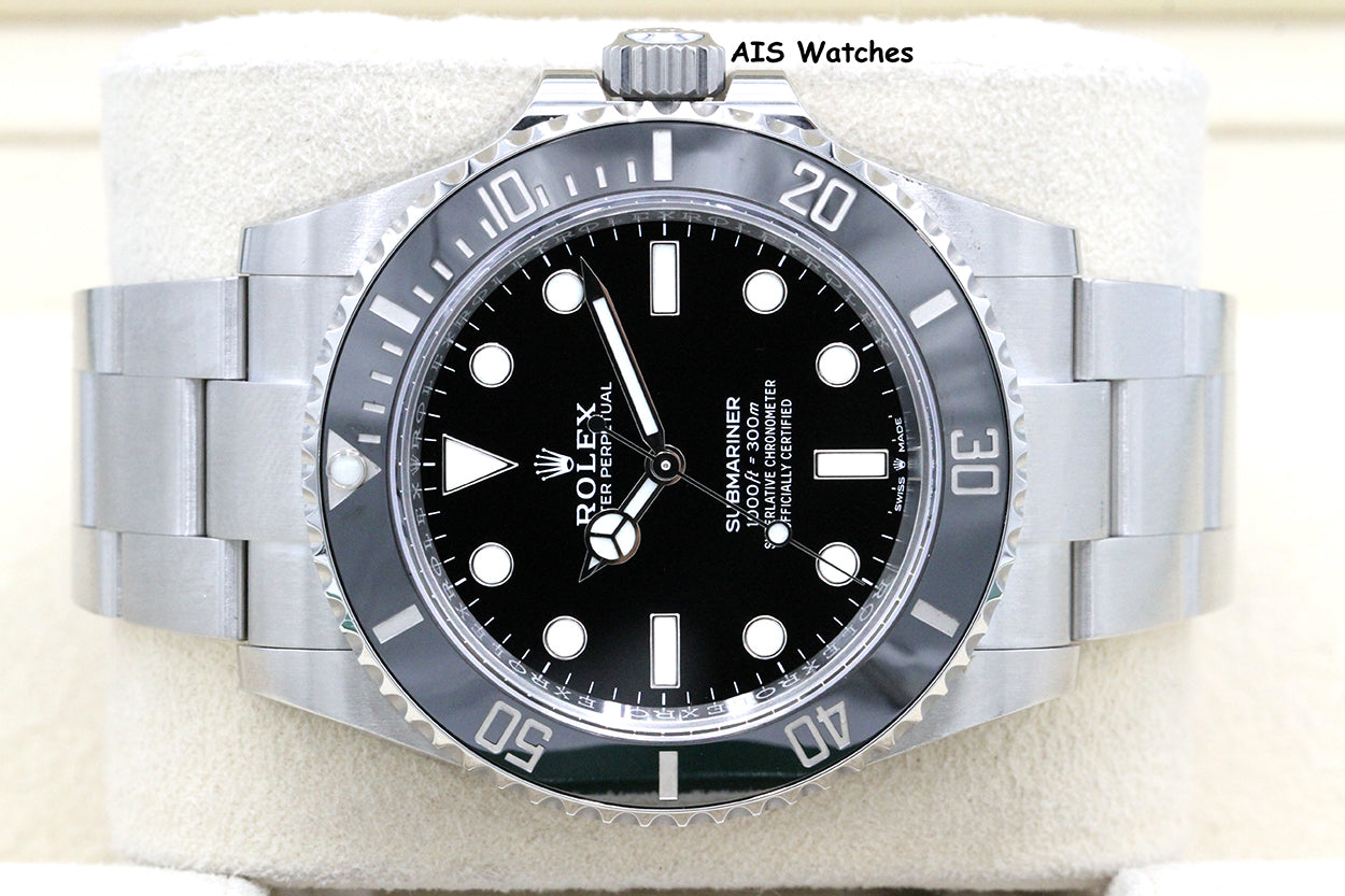 Rolex Submariner Ceramic No Date 124060 41MM 2022 Box & Papers