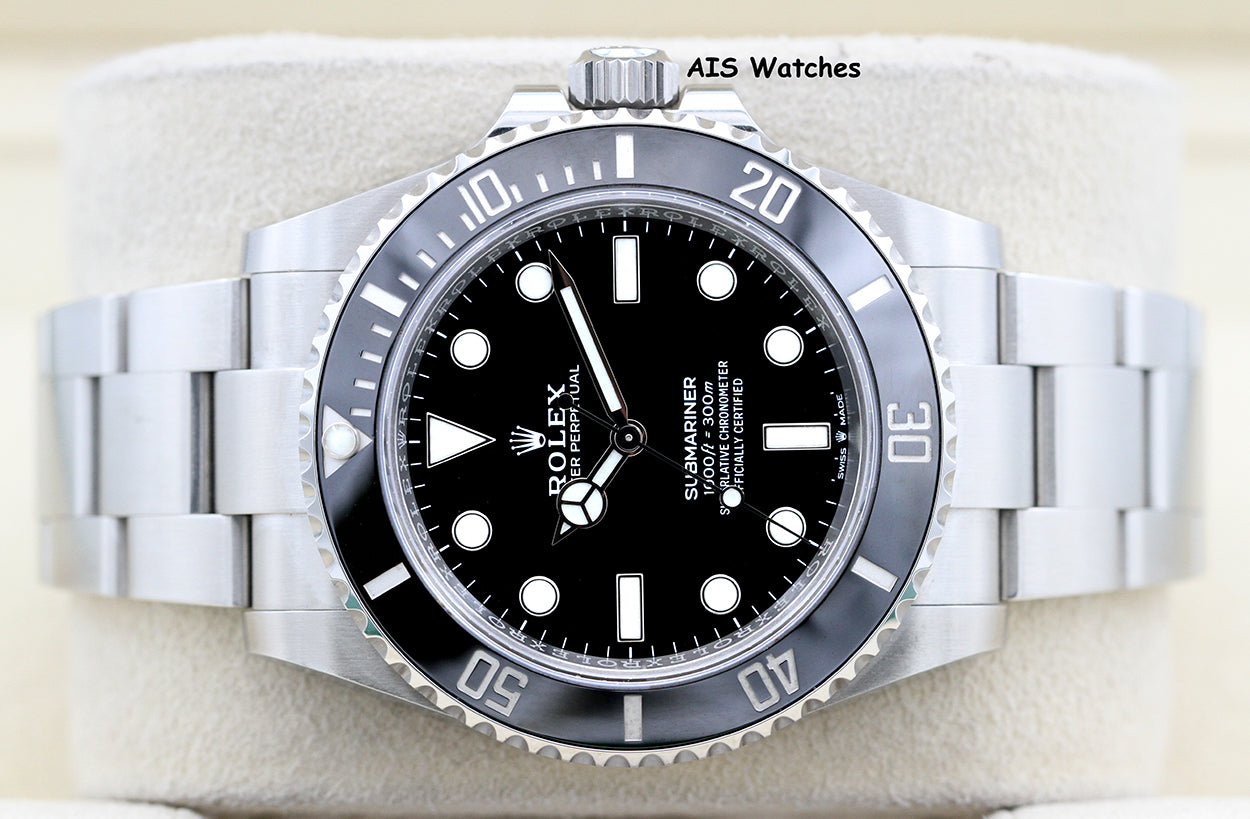 Rolex Submariner Ceramic No Date 124060 41MM 2022 Box & Papers
