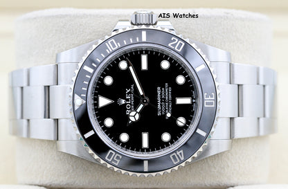 Rolex Submariner Ceramic No Date 124060 41MM 2022 Box & Papers