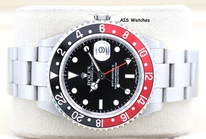 Rolex GMT Master II 16710 A Serial Coke Insert