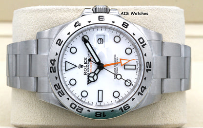 Rolex Explorer II 216570 Polar White Dial 42MM 2018 Box & Papers