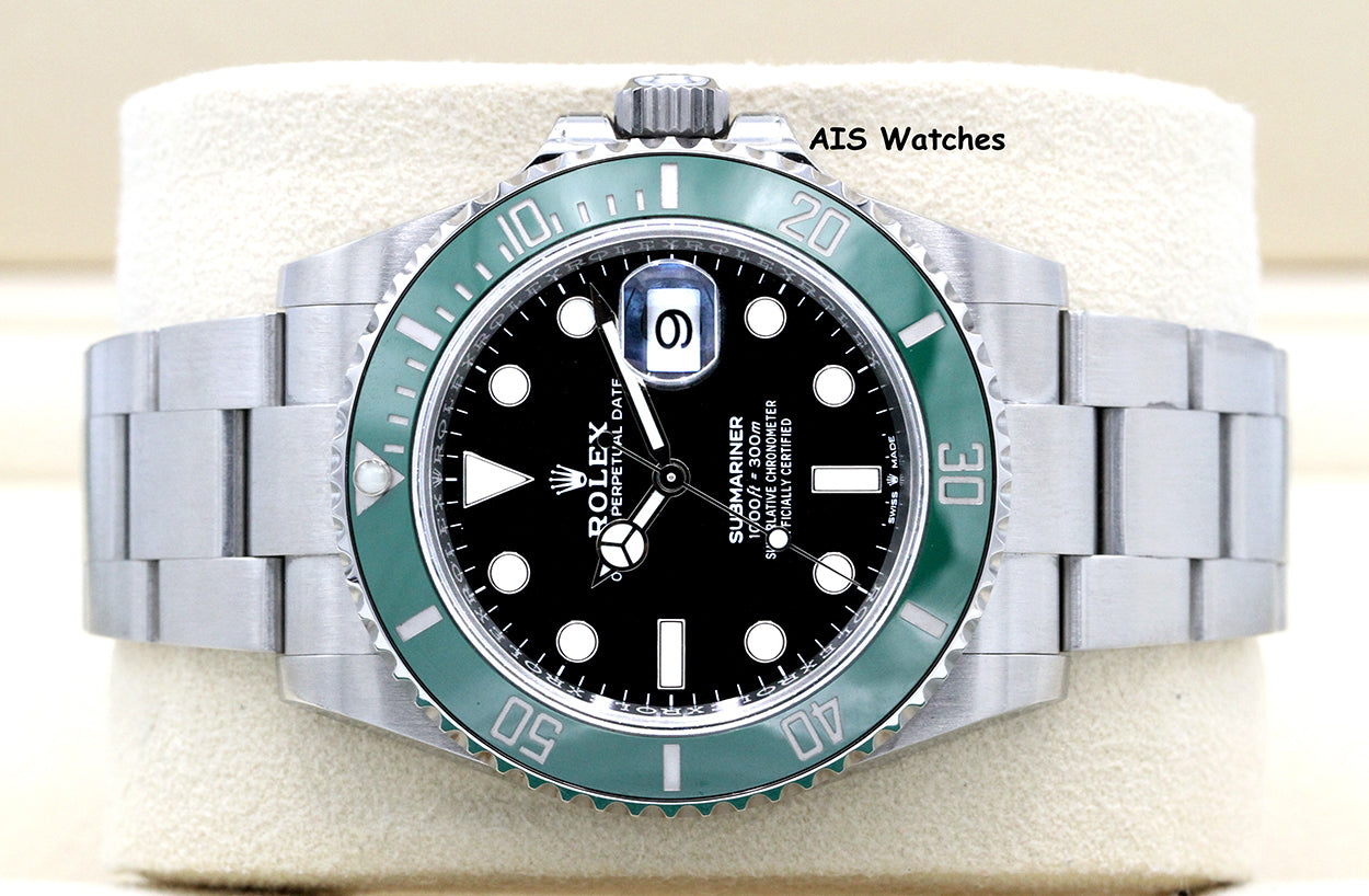Rolex Submariner Date Ceramic Green Bezel 126610LV 41MM 2020 Box & Paper