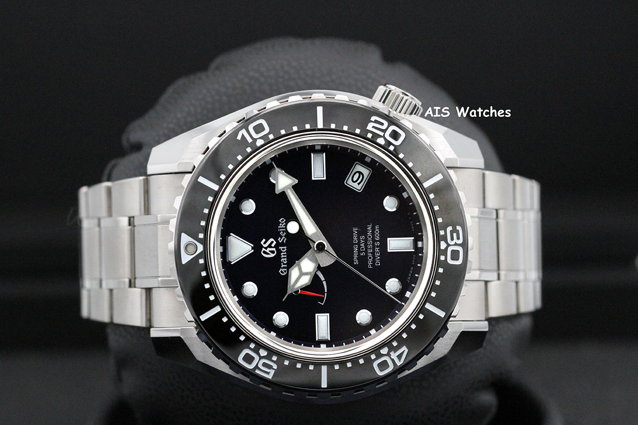 Grand Seiko SLGA001 60th Anniversary 600M Diver DARK Blue Dial B&P