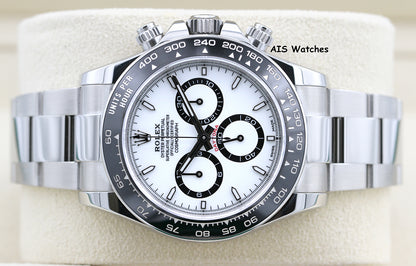 Rolex Cosmograph Ceramic Daytona 126500 White Dial 2025 Box & Papers