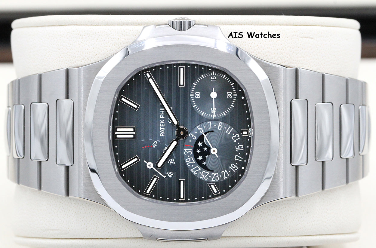 Patek Philippe Nautilus 5712/1A Blue Dial Stainless Steel Box & Papers