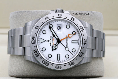 Rolex Explorer II 216570 Polar White Dial 42MM 2020 Box & Papers
