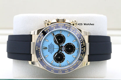 BNIB Rolex 126518LN Daytona Cosmograph 18K Yellow Gold OysterFlex Tiffany Dial BP