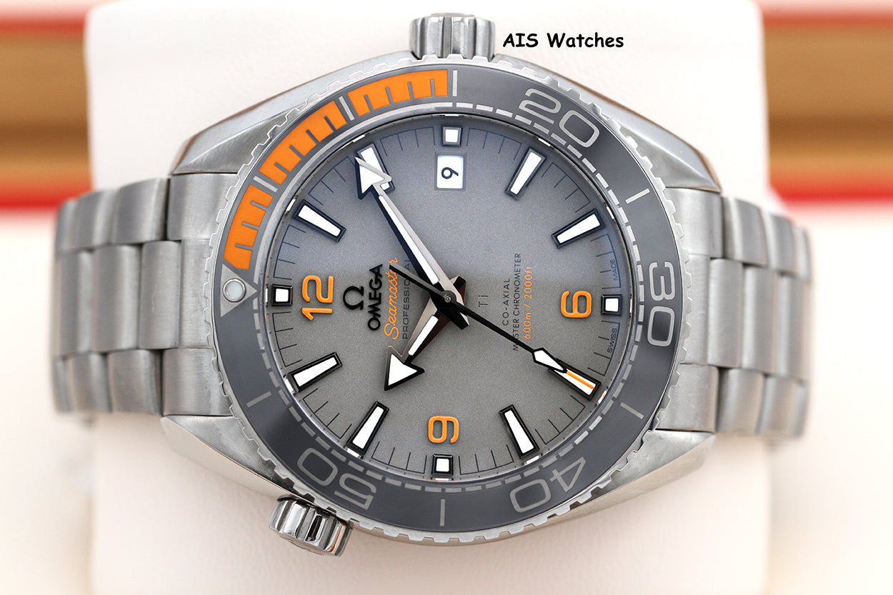 Omega Seamaster Planet Ocean 215.90.44.21.99.001 43MM Titanium Grey Dial BP