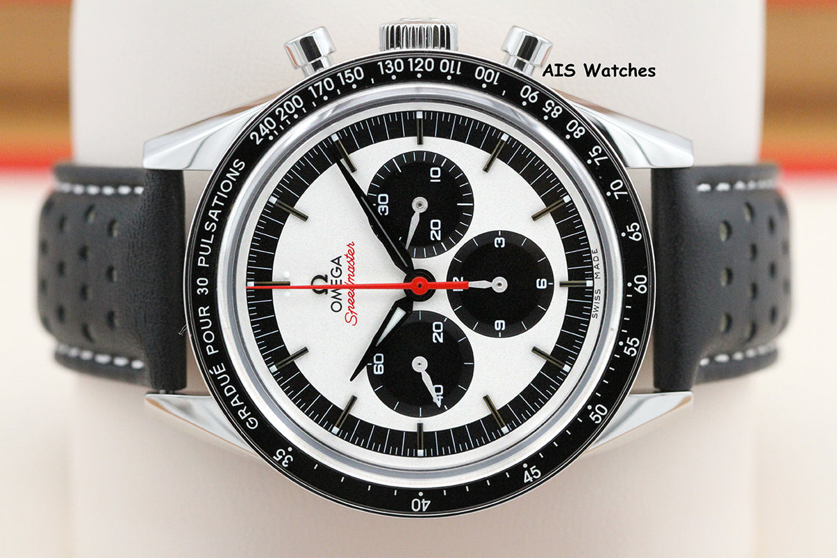 Omega Speedmaster CK2998 Pulsometer Leather Strap 311.32.40.30.02.001 Box & Papers