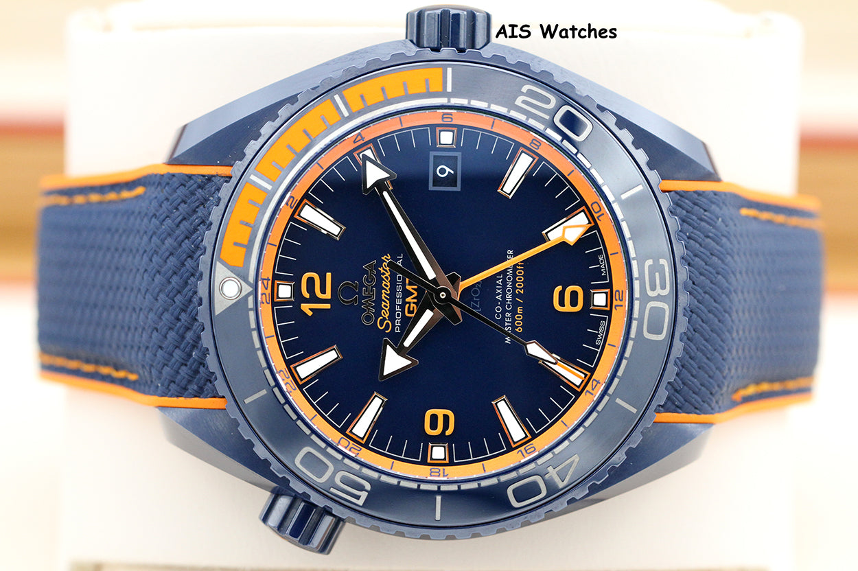 Omega Seamaster Planet Ocean 600M 215.92.46.22.03.001 45.5MM GMT Ceramic Big Blue BP