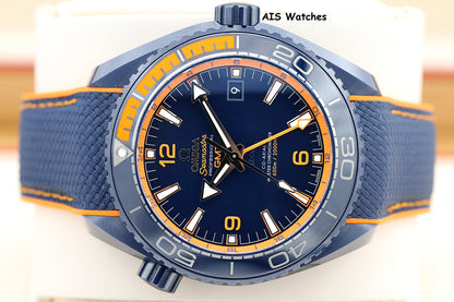 Omega Seamaster Planet Ocean 600M 215.92.46.22.03.001 45.5MM GMT Ceramic Big Blue BP