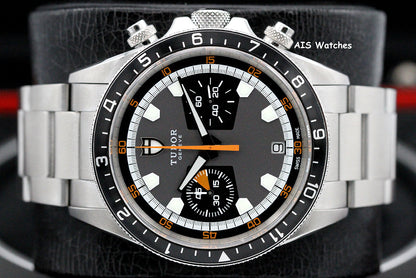 Tudor 70330N Heritage Chrono Grey Stainless Steel 42MM Box & Papers