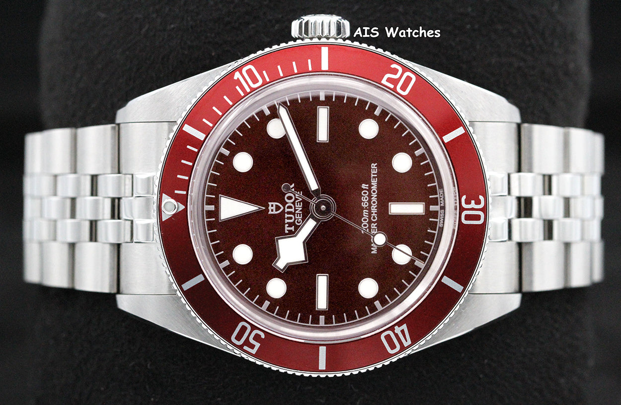 Tudor M7939A1A0RU Black Bay 58 Burgundy Dial SS Jubilee Bracelet B&P