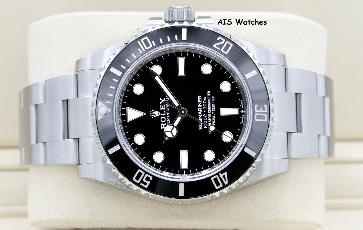 Rolex Submariner Ceramic No Date 124060 41MM 2025 Box & Paper