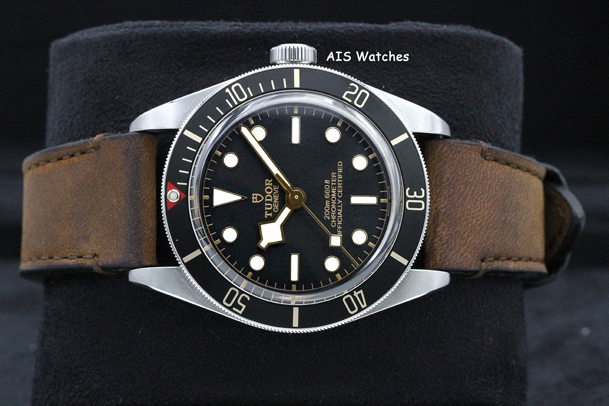 Tudor 79030N Black Bay Fifty-Eight 58 Black Dial 39MM Leather Strap BB58 B&P