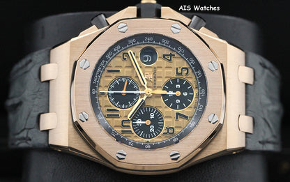 Audemars Piguet 26470OR Royal Oak Offshore Chronograph Rose Gold 42MM Box & Papers