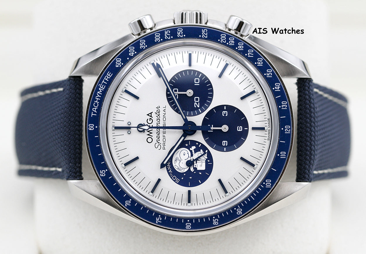 BNIB Omega SpeedMaster Moonwatch Apollo 13 Silver Snoopy 310.32.42.50.02.001 BP