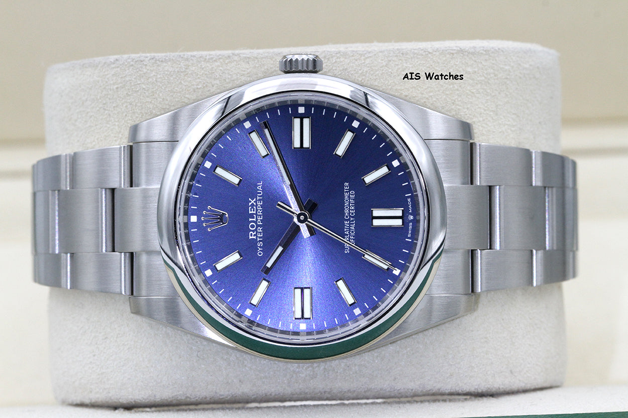 Rolex 124300 Oyster Perpetual 41 MM Blue Dial 2020 Box & Papers