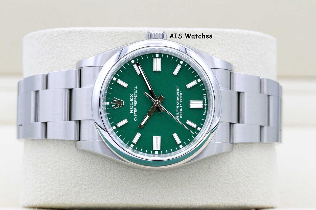Rolex 126000 Oyster Perpetual 36MM Green Dial 2024 Box & Papers