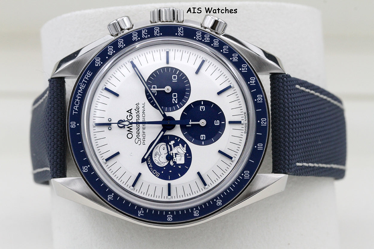 BNIB Omega SpeedMaster Moonwatch Apollo 13 Silver Snoopy 310.32.42.50.02.001 BP