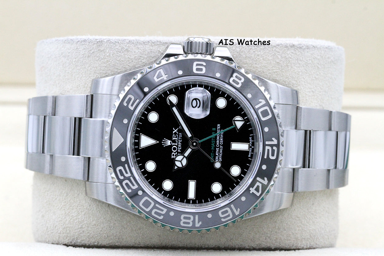 Rolex 116710LN GMT Master II Black Ceramic Insert 2017 Box & Paper