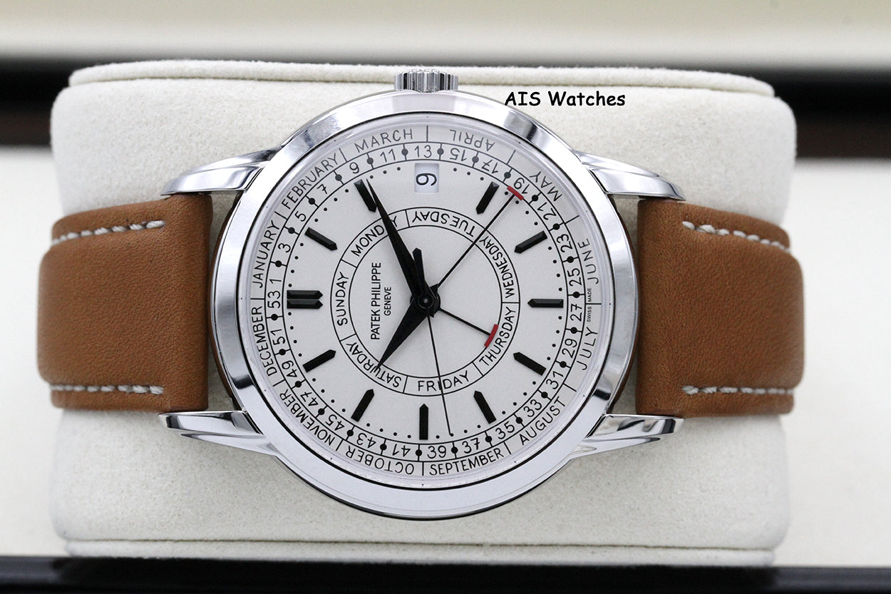 BNIB Patek Philippe Calatrava Weekly Calendar 5212A Stainless Steel Box & Paper