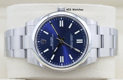 Rolex 124300 Oyster Perpetual 41 MM Blue Dial 2023 Box & Papers