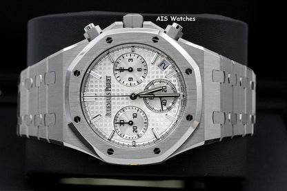 Audemars Piguet 26240ST 41MM 50th Anni. Royal Oak Chronograph Silver Dial B&P