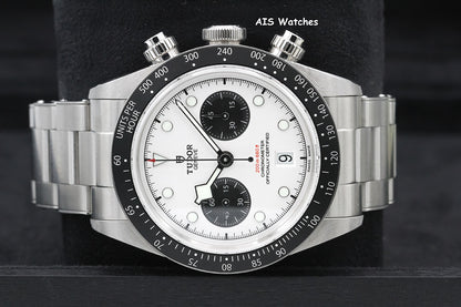 Tudor 79360N Black Bay Chronograph 41MM White Dial Stainless Steel Bracelet B&P