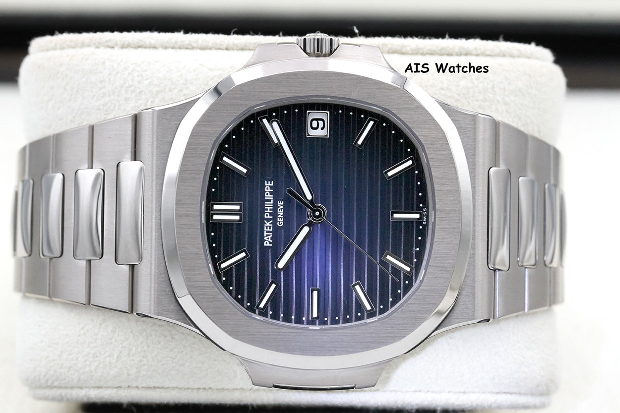BNIB Patek Philippe 5811/G Nautilus Blue Dial 18K White Gold Box & Papers